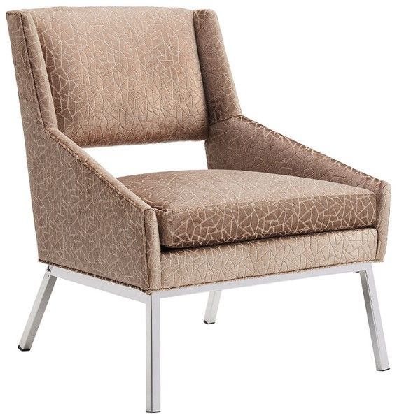 Lexington Home Customizable Kitano Amani Chair with Polished Chrome Base-0