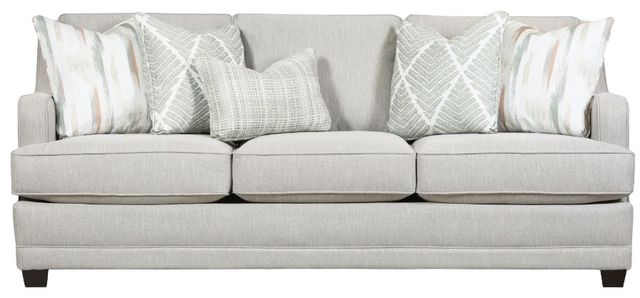 Fusion Furniture Charlotte Cremini Gray 87" Sofa-0