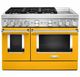 KitchenAid® 48" Yellow Pepper Pro Style Dual Fuel Range with Griddle-0