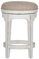Liberty Furniture Magnolia Manor Antique White Console Swivel Stool-2
