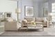 A.R.T. Furniture® Mezzanine Glass Top End Table with Dove Gray Base-1