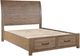 Winners Only® Andria Brown Queen Storage Sleigh Bed-2
