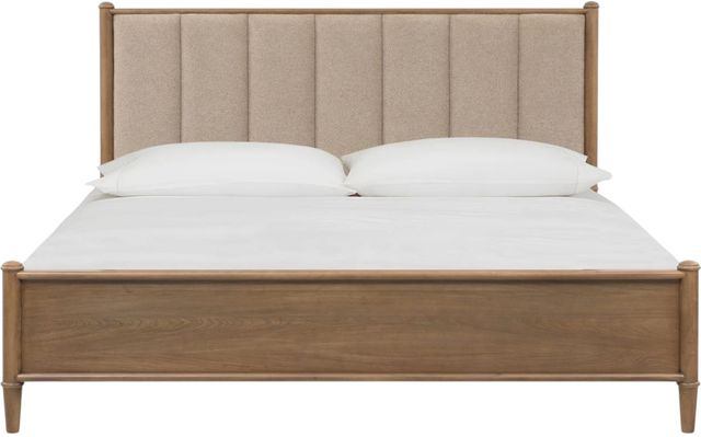 Modus Furniture Whitmore Beige/Claystone Eastern King Upholstered Bed-1