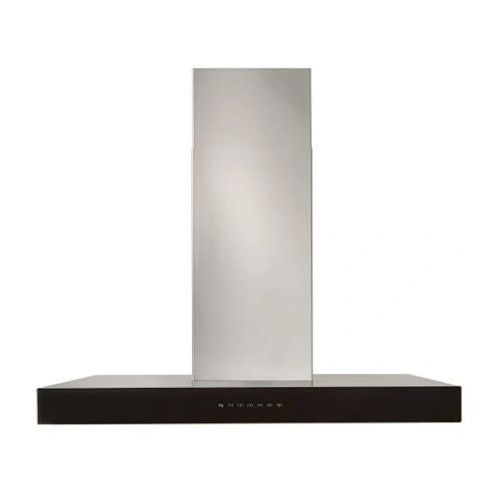 Best® Ispira 30" Stainless Steel with Black Glass Wall Mounted Range Hood-0