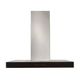 Best® Ispira 30" Stainless Steel with Black Glass Wall Mounted Range Hood-0