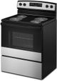 Amana® 30" Black on Stainless Free Standing Electric Range-3