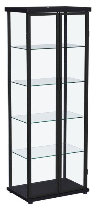 Coaster® Aero Black Display Cabinet-0