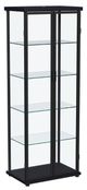 Coaster® Aero Black Display Cabinet-0