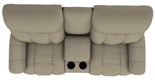 La-Z-Boy® Morrison Sable Power Reclining Loveseat with Console and Headrest-4