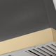 AGA Cascade 36" Slate Wall Mounted Range Hood  with Brushed Brass Trim-1