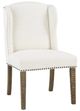 Forty West Savannah White Cotton Boll Dining Side Chair-0