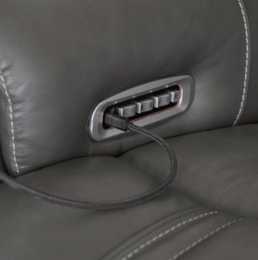 Signature Design by Ashley® 5Z - Pittson 5-Piece Anchor Left Arm Facing Power Reclining Sectional-3