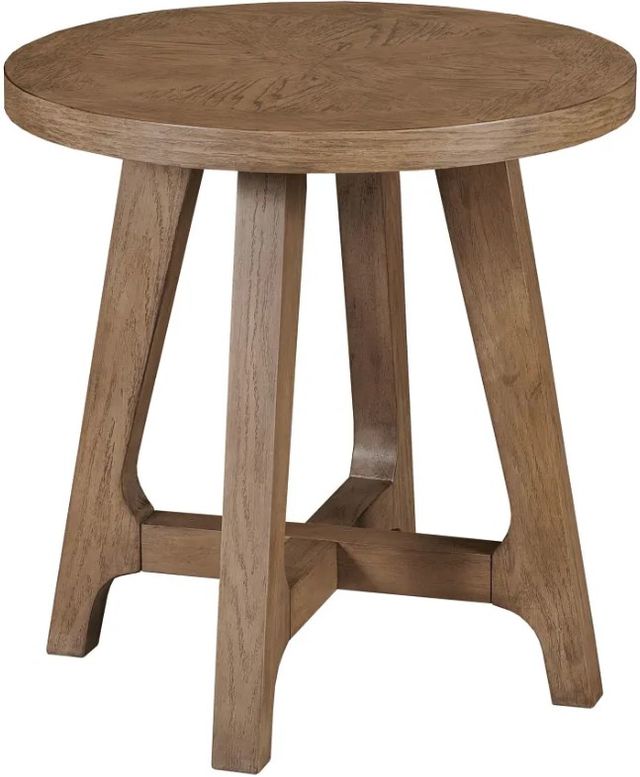 Hammary® Weisman Nutmeg Round End Table-0