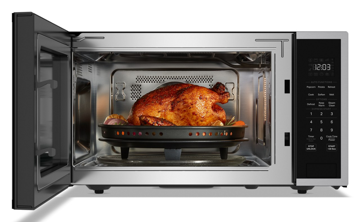 KitchenAid® 1.5 Cu. Ft. PrintShield™ Stainless Steel Countertop