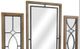 Crestview Collection Hawthorne 3-Piece Black/Brown Wall Mirror-1
