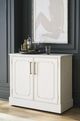 Fairfield® Camille White Bar Cabinet-1