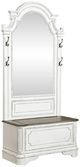 Liberty Furniture Magnolia Manor 2-Piece Antique White/Weathered Bark Hall Tree Set-0