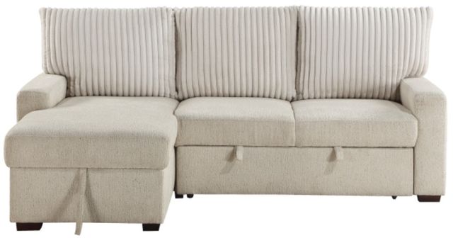 Homelegance® Gallatin 2-Piece Beige/Light Gray Left-Arm Facing Sectional and Chaise-2