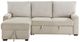 Homelegance® Gallatin 2-Piece Beige/Light Gray Left-Arm Facing Sectional and Chaise-2