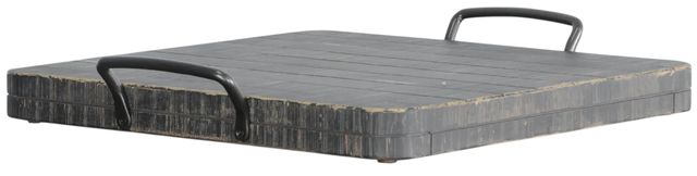 Sunny Designs™ Black Sand Ottoman Tray-0