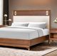 Furniture of America® Hepburne 4-Piece Walnut Queen Storage Bedroom Set-1