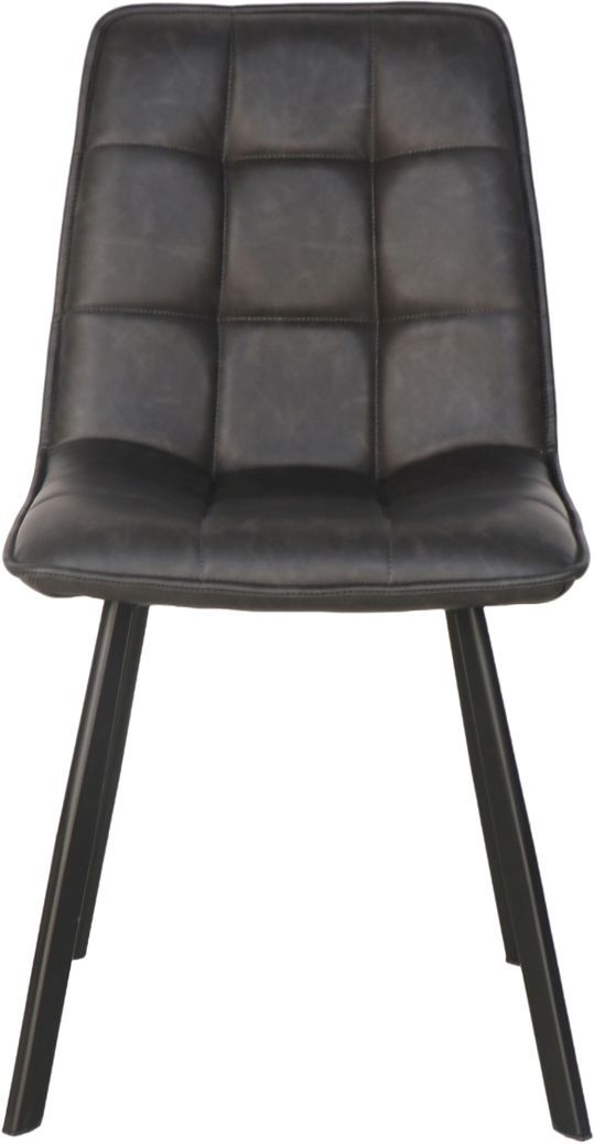 Dovetail Furniture Itzli 2-Piece Charcoal Dining Chair Set-1