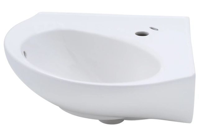 American Standard Cornice White Center Hole Only Pedestal Sink Top-1