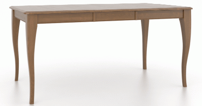 Canadel Customizable Gourmet 64" VC Base Dining Table with One Leaf -0