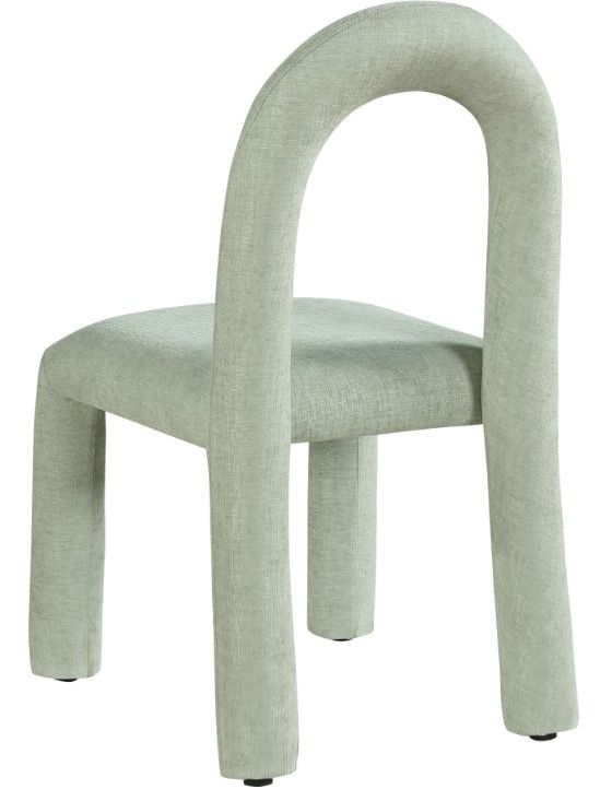 Meridian Furniture Amari Mint Upholstered Dining Chair-4