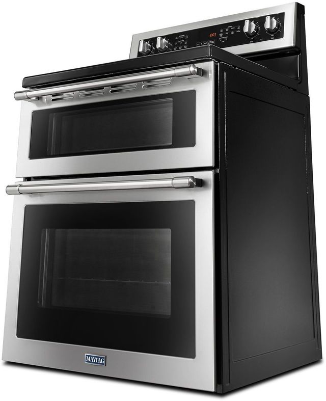 Maytag® 30" Fingerprint Resistant Stainless Steel Freestanding Electric Range-3