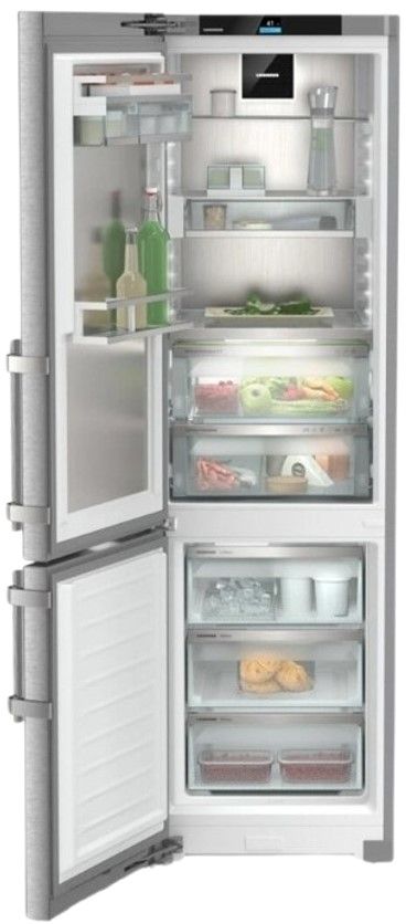 Liebherr 24" 12.7 Cu. Ft. Stainless Steel Built-In or Freestanding Counter Depth Bottom Freezer Refrigerator-1