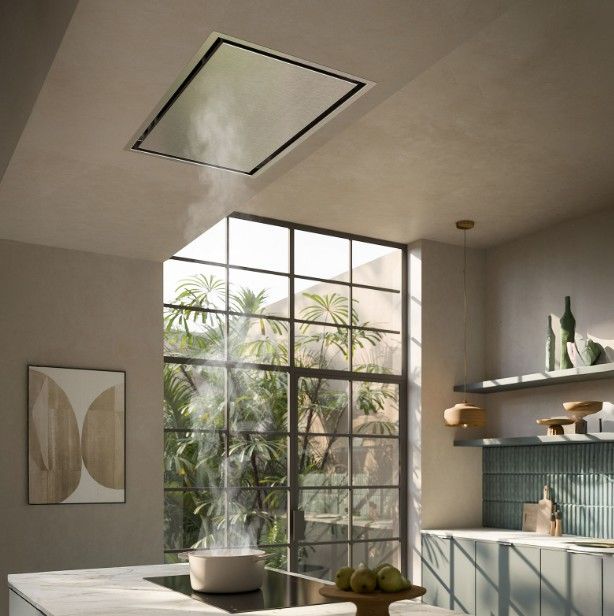 Falmec Nube 36" Scotch Brite Stainless Steel Insert Range Hood-2