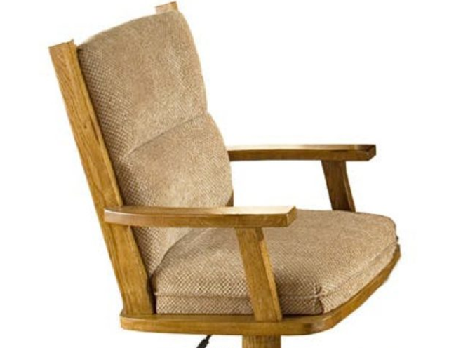 Intercon Classic Oak Chestnut Tilt Swivel Arm Chair-2