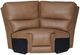 Signature Design by Ashley® DeepWakes 6-Piece Caramel Power Reclining Sectional with Storage Console-4