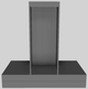 Vent-A-Hood® K Series 36" Gunsmoke Contemporary Wall Mounted Range Hood-5