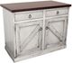 American Heartland Manufacturing Rustic Two-Tone Promo Kitchen Island-0