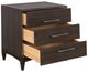 Fairfield® Libby Langdon Farley Smoked 3-Drawer Nightstand-2