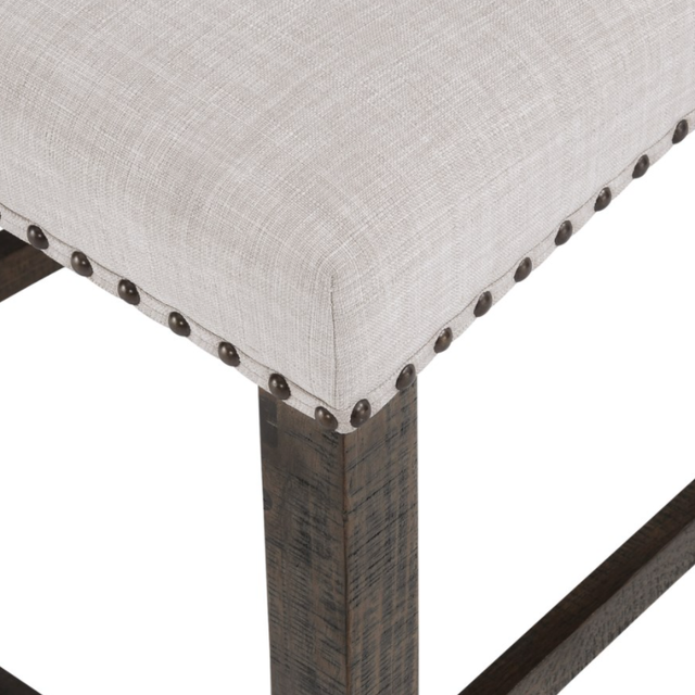 Jofran Inc. Willow Creek Chocolate Brown Counter Stool-3