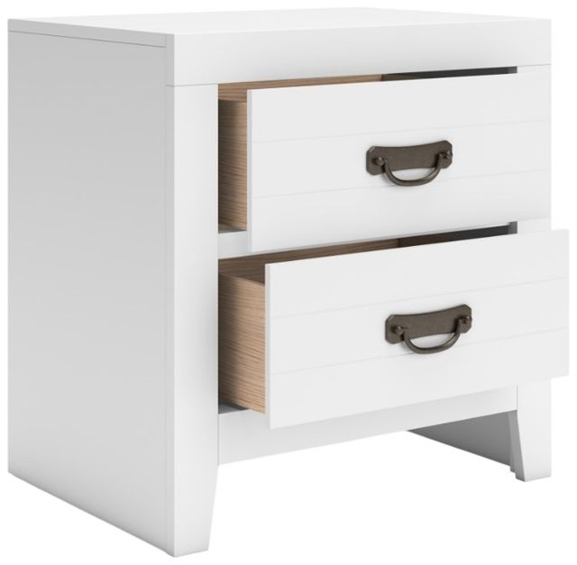 Signature Design by Ashley® Binterglen White 2-Drawer Nightstand-4