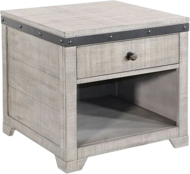Sunny Designs™ Alpine Grey End Table-0