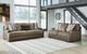 Signature Design by Ashley® Alesbury Chocolate Loveseat-4