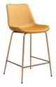 Zuo® Tony Yellow and Gold Counter Chair-0