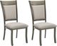 Powell® Franklin 5-Piece Pewter Gray/Taupe Dining Set-4