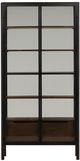 Dovetail Furniture Ashvale Black Cabinet -1