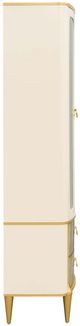 Michael Amini® Scotts Square Light Champagne Display Cabinet-4