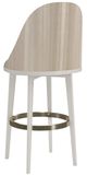 Caracole® Another Round Almond Milk/Ivory Bar Stool-3