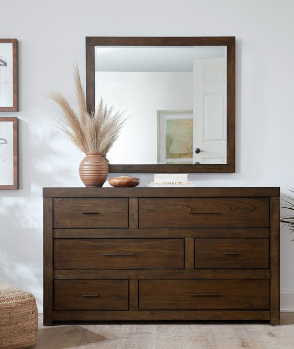 aspenhome® Modern Loft Brownstone Dresser-3