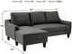 Signature Design by Ashley® Jarreau Gray Queen Sofa Chaise Sleeper-2