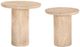 Zuo® Modern Fenith 2-Piece Beige/Natural Accent End Table Set-0