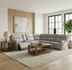 Liberty Furniture Chase 6-Piece Oslo Gray Power Reclining Sectional-2